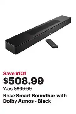 Best Buy Bose Smart Soundbar with Dolby Atmos - Black offer