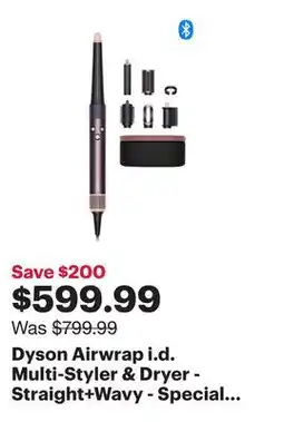 Best Buy Dyson Airwrap i.d. Multi-Styler & Dryer - Straight+Wavy - Special Edition - Jasper Plum offer