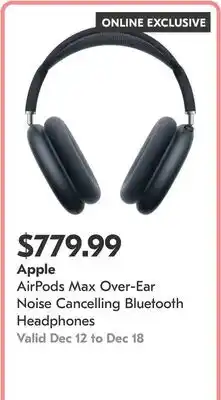Shoppers Drug Mart AirPods Max Over-Ear Noise Cancelling Bluetooth Headphones offer