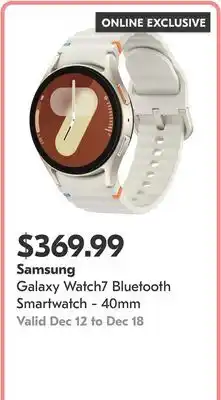 Shoppers Drug Mart Galaxy Watch7 Bluetooth Smartwatch - 40mm offer