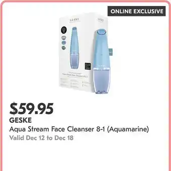 Shoppers Drug Mart Aqua Stream Face Cleanser 8-1 (Aquamarine) offer