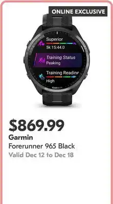 Pharmaprix Forerunner 965 Black offer