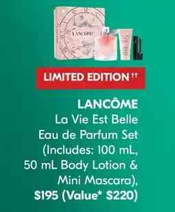 Pharmaprix LANCÔME La Vie Est Belle Eau de Parfum Set offer