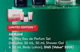 Pharmaprix ARMANI My Way Eau de Parfum Set offer