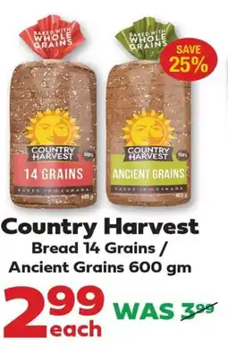 Iqbal Foods Country Harvest Bread 14 Grains/ Ancient Grains offer