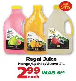 Iqbal Foods Regal Juice Mango/ Lychee/ Guava offer