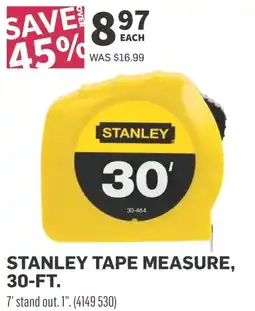 Co-op Stanley tape measure offer