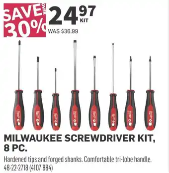 Co-op Milwaukee screwdriver kit offer