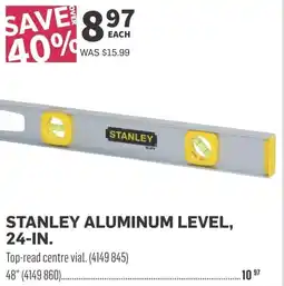 Co-op Stanley aluminum level offer