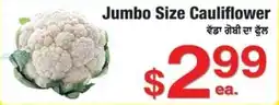 Fruiticana Jumbo Size Cauliflower offer