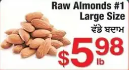 Fruiticana Raw Almonds offer