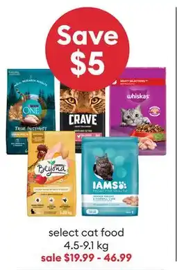 Petsmart Save $5 select cat food offer