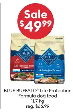 Petsmart Sale $49.99 BLUE BUFFALO Life Protection Formula dog food offer
