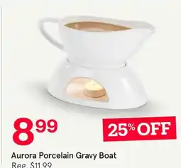 Kitchen Stuff Plus Aurora Porcelain Gravy Boat offer