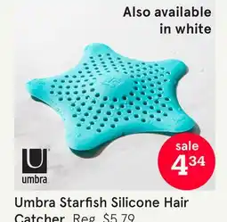 Kitchen Stuff Plus Umbra Starfish Silicone Hair Catcher offer
