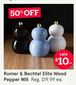Kitchen Stuff Plus Romer & Bechtel Elite Wood Pepper Mill offer