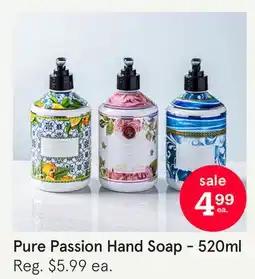 Kitchen Stuff Plus Pure Passion Hand Soap offer