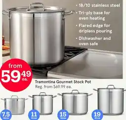 Kitchen Stuff Plus Tramontina Gourmet Stock Pot offer