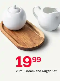 Kitchen Stuff Plus 2 Pc. Cream and Sugar Set offer