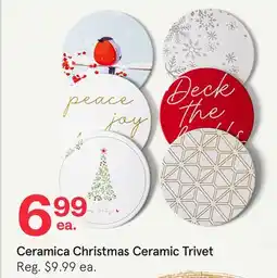 Kitchen Stuff Plus Ceramica Christmas Ceramic Trivet offer