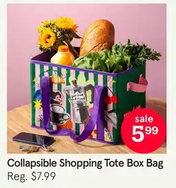 Kitchen Stuff Plus Collapsible Shopping Tote Box Bag offer