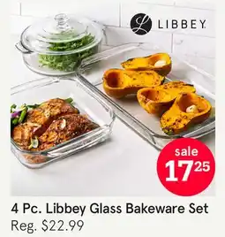 Kitchen Stuff Plus 4 Pc. Libbey Glass Bakeware Set offer