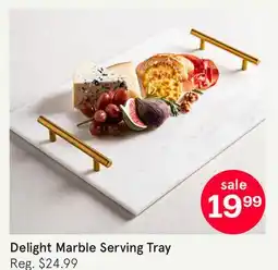 Kitchen Stuff Plus Delight Marble Serving Tray offer