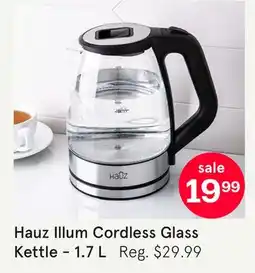 Kitchen Stuff Plus Hauz Illum Cordless Glass Kettle - 1.7 L offer