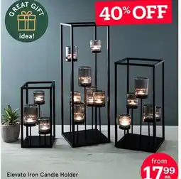 Kitchen Stuff Plus Elevate Iron Candle Holder offer