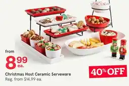 Kitchen Stuff Plus Christmas Host Ceramic Serveware offer
