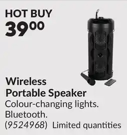 Princess Auto Wireless Portable Speaker offer