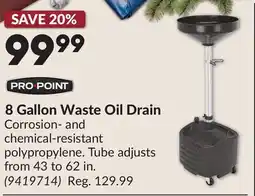 Princess Auto 8 Gallon Waste Oil Drain offer