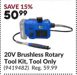 Princess Auto 20V Brushless Rotary Tool Kit, Tool Only offer