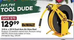 Princess Auto 3/8 in. x 50 ftDual-Arm Air Hose Reel offer