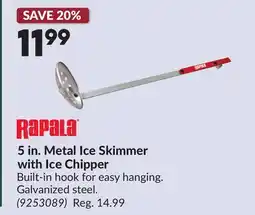 Princess Auto 5 in. Metal Ice Skimmer with Ice Chipper offer