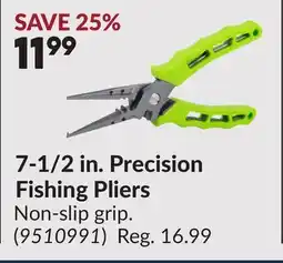 Princess Auto 7-1/2 in. Precision Fishing Pliers offer