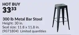 Princess Auto 300 lb Metal Bar Stool offer