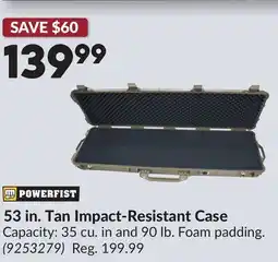 Princess Auto 53 in. Tan Impact-Resistant Case offer