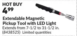 Princess Auto Extendable Magnetic Pickup Tool with LED Light offer
