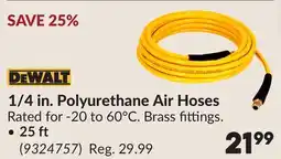 Princess Auto 1/4 in. Polyurethane Air Hoses offer