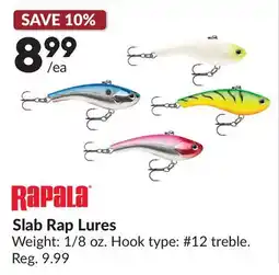 Princess Auto Rapala Slab Rap Lures offer
