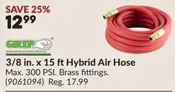 Princess Auto 3/8 in. x 15 ftHybrid Air Hose offer