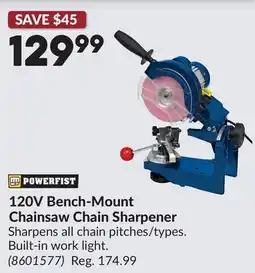 Princess Auto 120V Bench-Mount Chainsaw Chain Sharpener offer