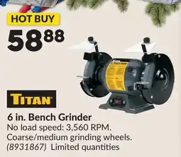 Princess Auto 6 in. Bench Grinder offer