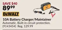Princess Auto 10A Battery Charger/Maintainer offer