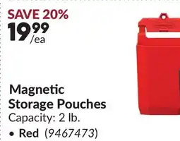 Princess Auto Magnetic Storage Pouches Red offer
