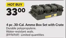 Princess Auto 4 pc .30-Cal. Ammo Box Set with Crate offer