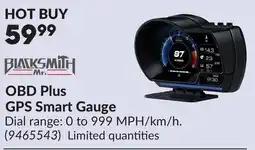 Princess Auto MR. BLACKSMITH OBD Plus GPS Smart Gauge offer