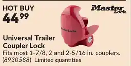 Princess Auto Universal Trailer Coupler Lock offer