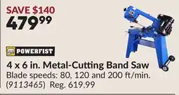Princess Auto POWERFIST 4 x 6 in. Metal-Cutting Band Saw offer